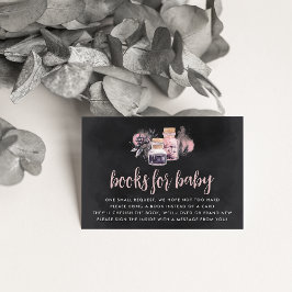 Cartão De Informações Solicitação de Chá de fraldas do Halloween