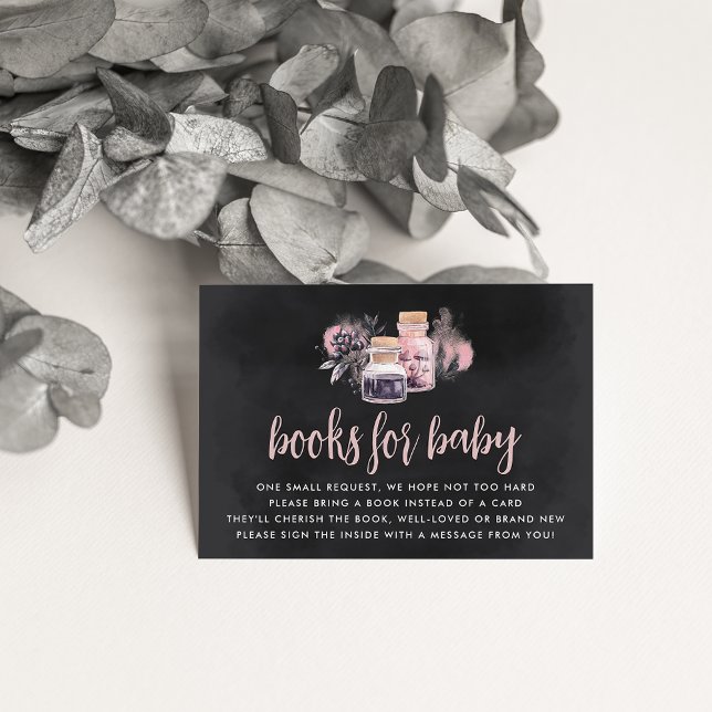 Cartão De Informações Solicitação de Chá de fraldas do Halloween (Criador carregado)