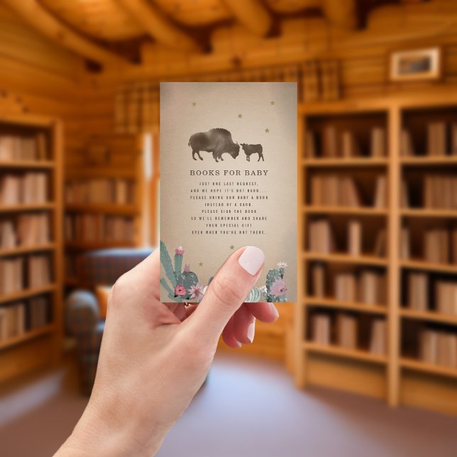 Cartão De Informações Solicitação de Livro de Chá de fraldas de Menina R (Criador carregado)