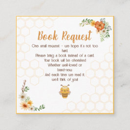 Cartão De Informações Solicitação De Livro De Chás de fraldas Da mamãe