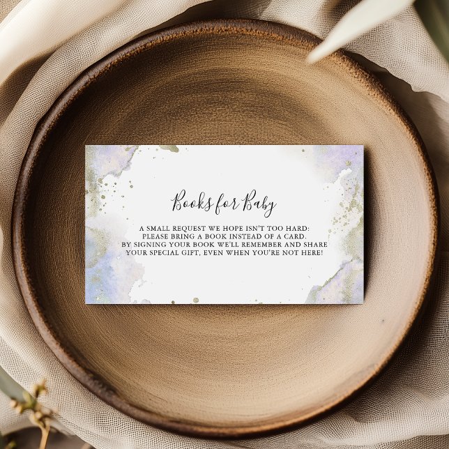 Cartão De Informações Solicitação de Livro de Chás de fraldas Mínimo Rox (Criador carregado)