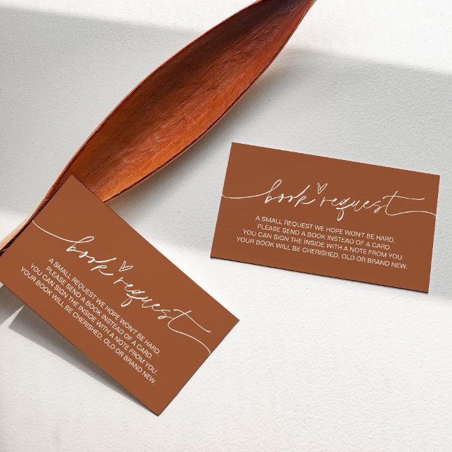 Cartão De Informações Solicitação de Livro de Chás de fraldas SIENNA Ins (Criador carregado)