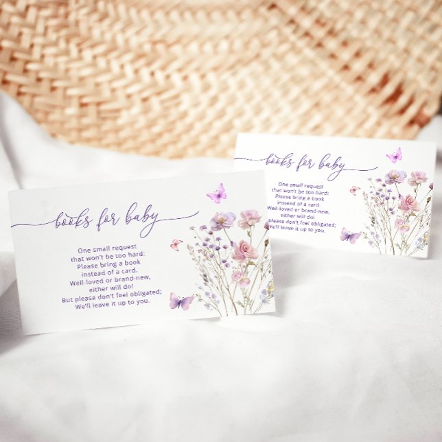 Cartão De Informações Solicitação de Livro de Flores Selvagens de Chá de (Criador carregado)