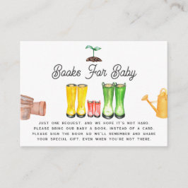 Cartão De Informações Solicitação de Livro de Jardinagem Vermelha de bro