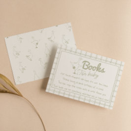 Cartão De Informações Solicitação de Livro neutro de Gênero Desenhada à 