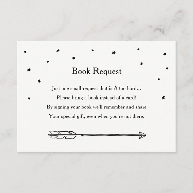 Cartão De Informações Solicitação de Livro Themed Adventure Inserir Cart (Frente)