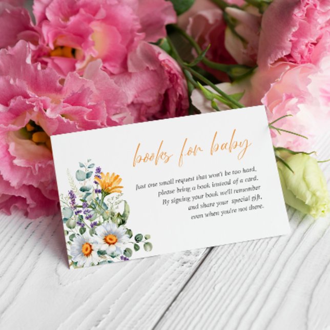 Cartão De Informações SOLICITAÇÃO DE LIVROS DE CHÁ DE FRALDAS Mole de fl (Criador carregado)