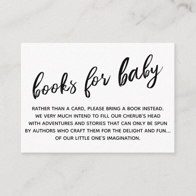 Cartão De Informações Solicitação de Manual Moderno Simples (Frente)