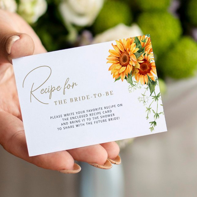 Cartão De Informações Solicitação de receita de chá de panela chic flora (Criador carregado)