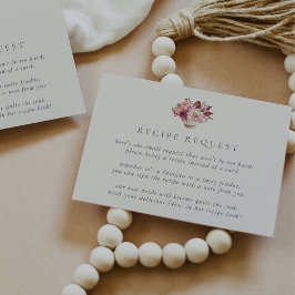 Cartão De Informações Solicitação de Receita de Chá de panela de Teacup 