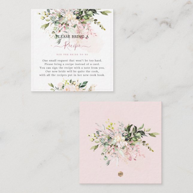 Cartão De Informações Solicitação de Receita de Eucalipto Goma Rosa H2 (Frente/Verso)