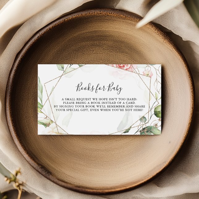 Cartão De Informações Solicitação Geométrica Dourada do Livro Verde do C (Criador carregado)