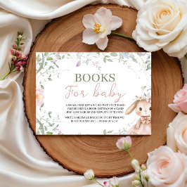 Cartão De Informações Some Bunny  Books for Baby Card