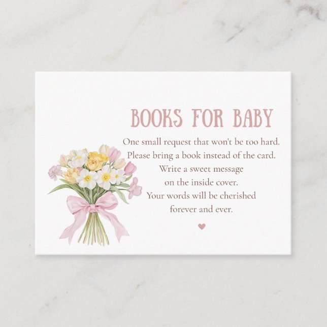 Cartão De Informações Some Bunny is on the way Invitation Set, Girl Bunn (Frente)