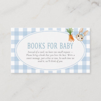 Cartão De Informações Somebunny Baby Shower Books for Baby
