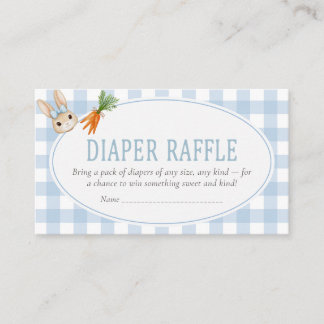 Cartão De Informações Somebunny Baby Shower Diaper Raffle