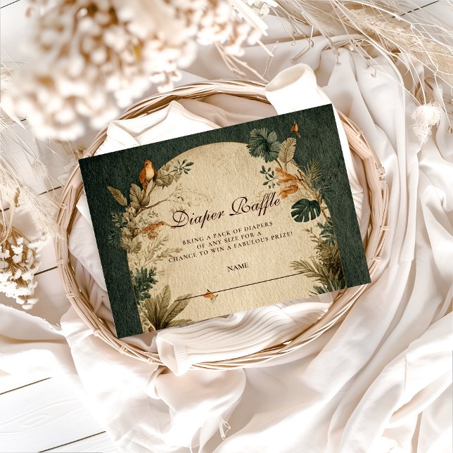 Cartão De Informações Sorteio de Fraldas da Natural Safari (Criador carregado)