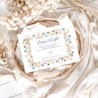 Sorteio de Fraldas de Flor Silvestre Azul Dourado