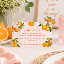 Sorteio de Fraldas de Laranja Cítrica Chás de Bebê