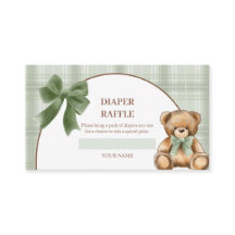 Sorteio de Fraldas de Urso Teddy Elegante em Xadre