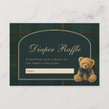 Sorteio de Fraldas de Urso Teddy Xadrez Polo Vinta