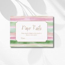 Sorteio de Fraldas Listrado Rosa Bege Sage Vintage