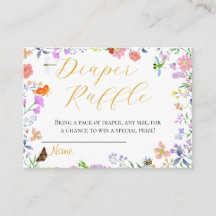 Sorteio de Fraldas Little Love Bug Baby Shower
