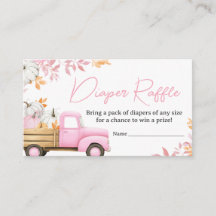 Sorteio de Fraldas Little Pumpkin Pink Truck Fall