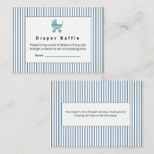 Sorteio de Fraldas para Carrinho de Bebê Azul Mode