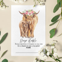 Sorteio de Fraldas Vaca das Terras Altas Floral  E