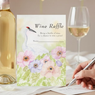 Cartão De Informações Sorteio de Vinho Chá de Noiva Groove-da-Quiabana A