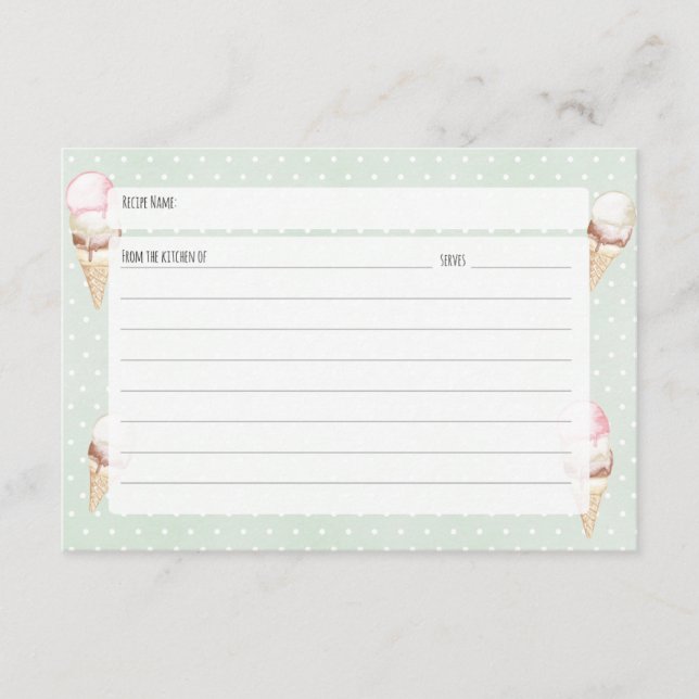 Cartão De Informações Sorvete e placa de recebimento do Bolinhas (Frente)