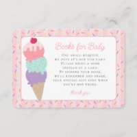 Sorvete Sundae Sweet Books para Bebê Sprinkle