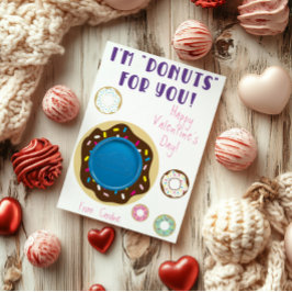 Cartão De Informações Sou "Rosquinha" para você! Presente de Dia de os n