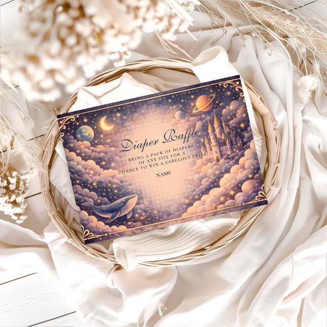 Cartão De Informações Space Castle Diapper Raffle (Criador carregado)