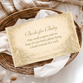 Cartão De Informações Storybook Fairytale Garden Books for Baby