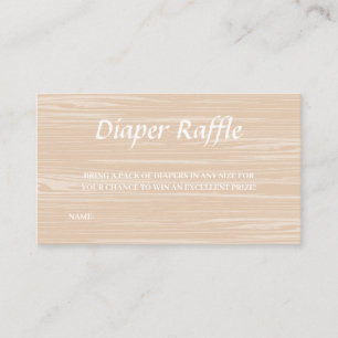 Cartão De Informações Surfboard Beach Fralda Raffle Game