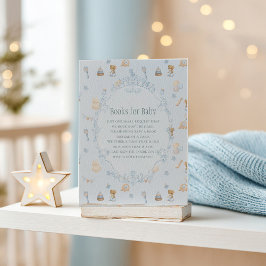 Cartão De Informações Sweet Little Mouse Baby Shower Enclosure Card