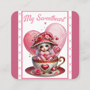 Cartão De Informações Teacup Cuties
