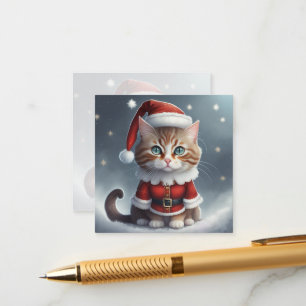 Cartão De Informações Tenha um Natal perfeito ~ Meow ^-^