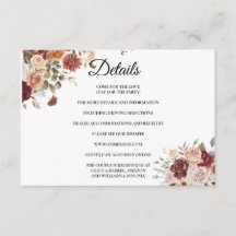 Terra Cotta Enclosure Card Details