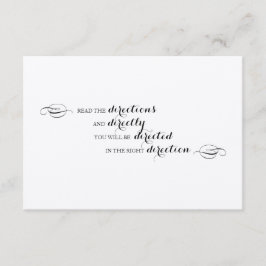 Cartão De Informações Texto de Alice no País das Maravilhas