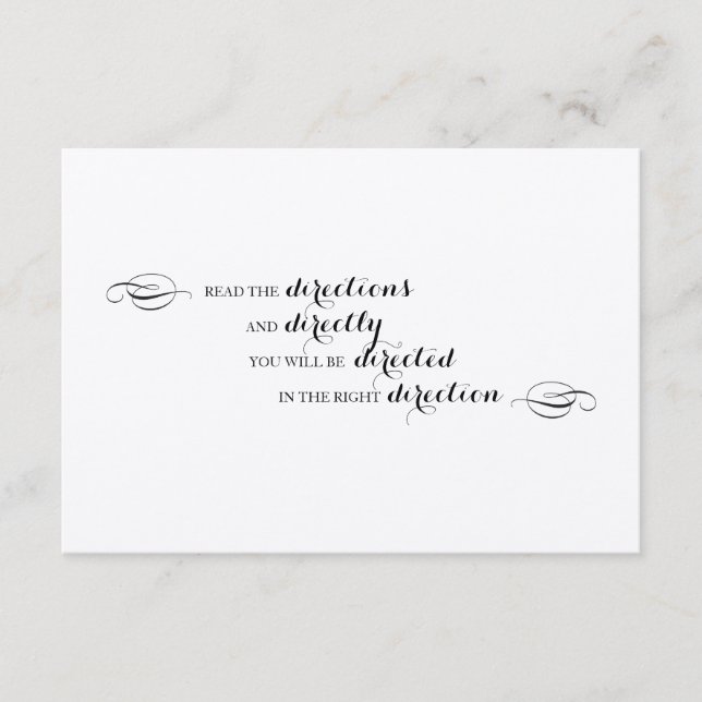 Cartão De Informações Texto de Alice no País das Maravilhas (Frente)