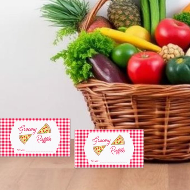 Cartão De Informações That's Amore Bridal Shower Raffle Ticket (Criador carregado)