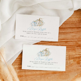 Cartão De Informações Tíquete de Fralda de Rapaz da Bomba