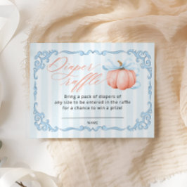 Cartão De Informações Tíquete de Fralda de Rapaz da Bomba