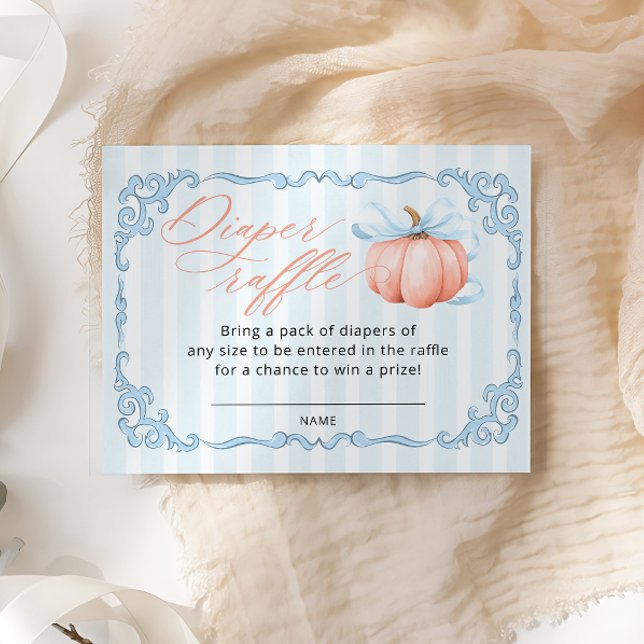 Cartão De Informações Tíquete de Fralda de Rapaz da Bomba (Criador carregado)