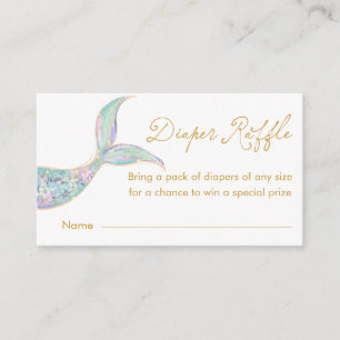 Cartão De Informações Tíquete de Fralda do Tema do Livro Raffle