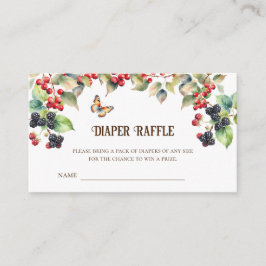 Cartão De Informações Tíquetes de Fralda de cogumelo