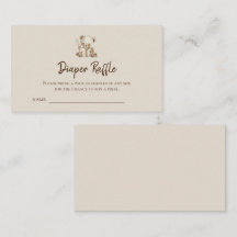 Tíquetes de Fralda de Urso do Boho Storybook